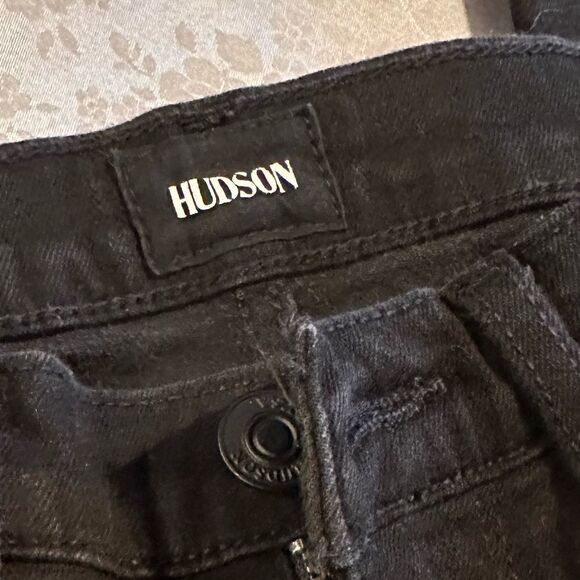 Hudson size 24 black skinny jeans - Picture 7 of 8